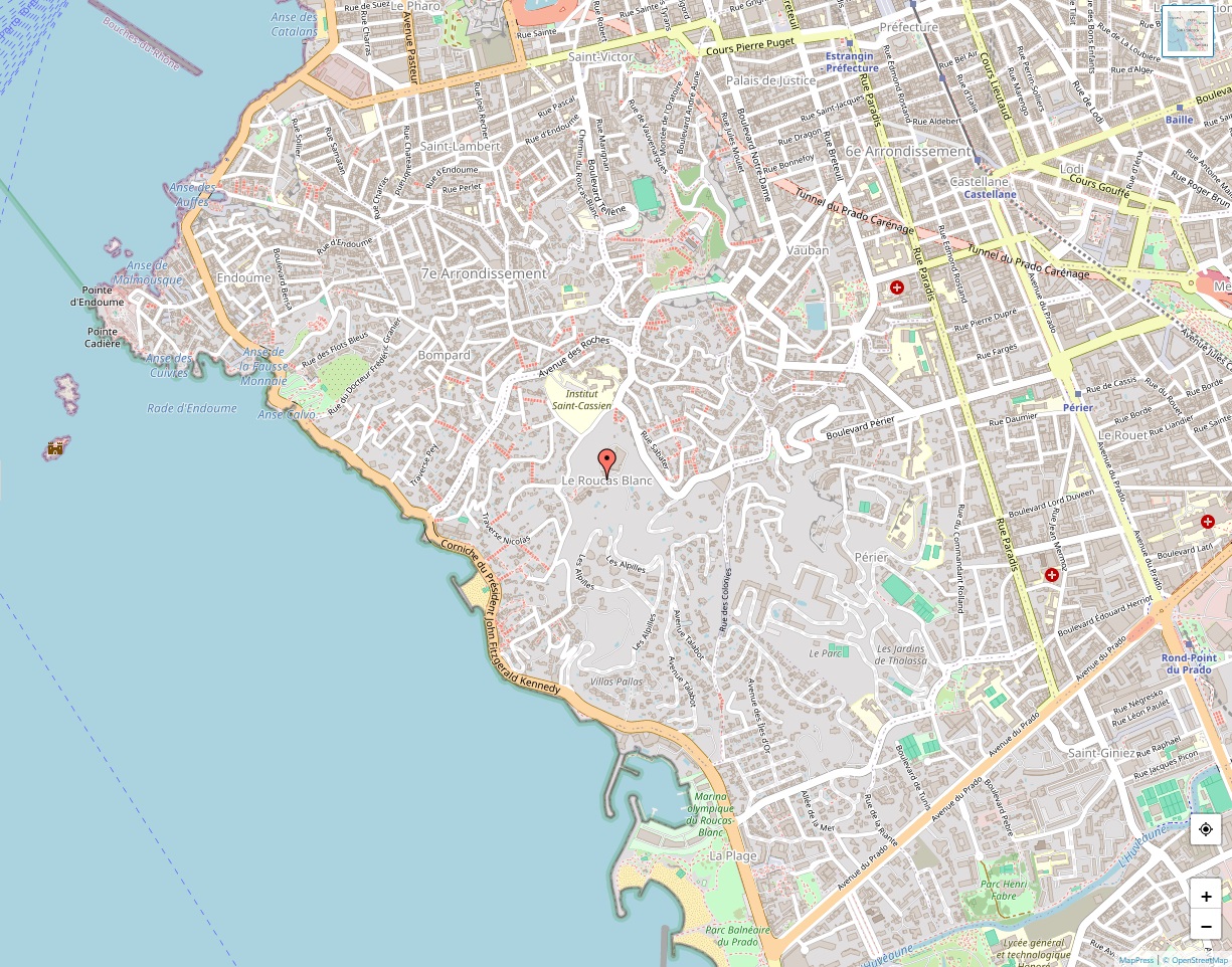 Plan de Le Roucas-Blanc