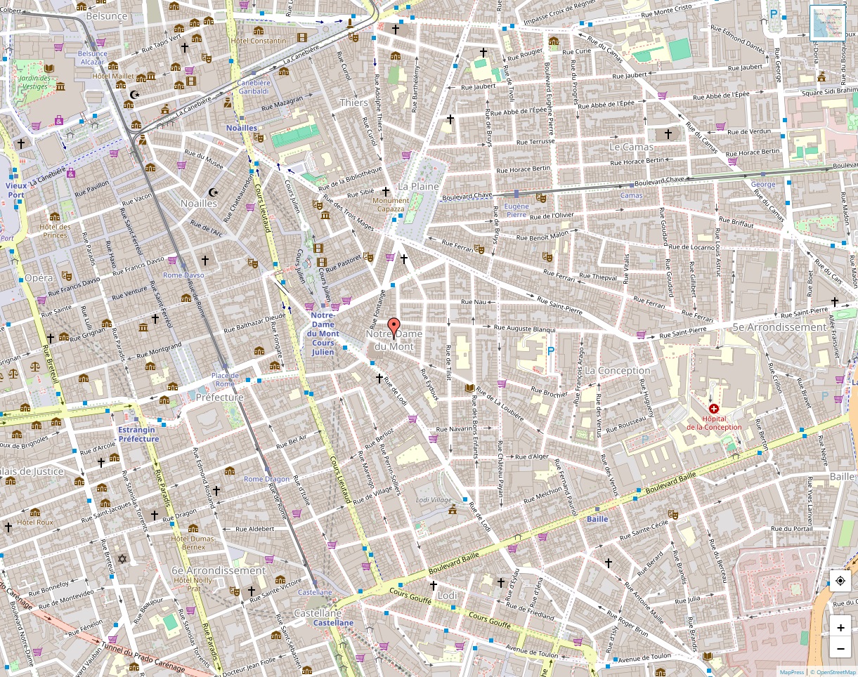 Plan de Notre-Dame-du-Mont