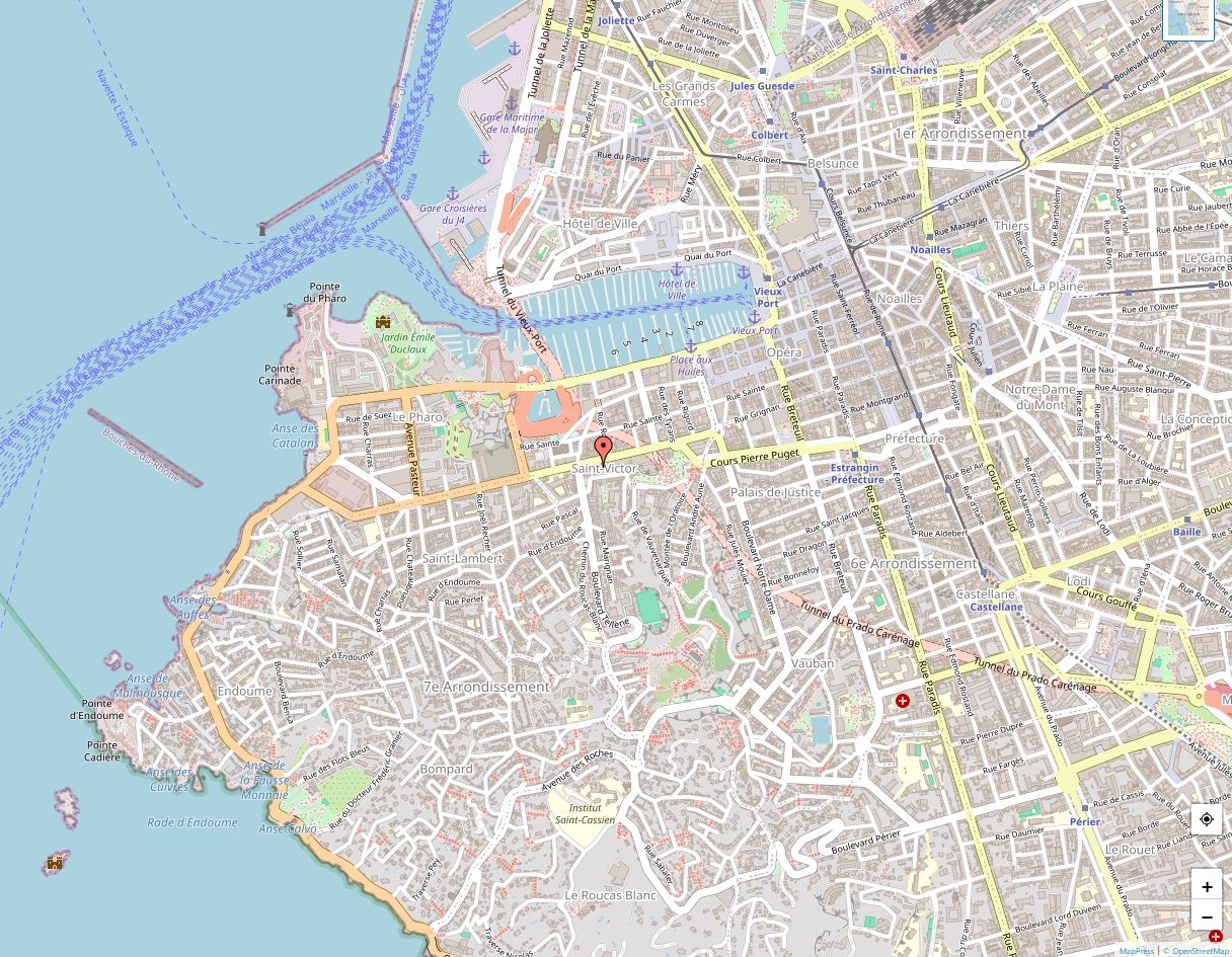 Plan de Saint-Victor