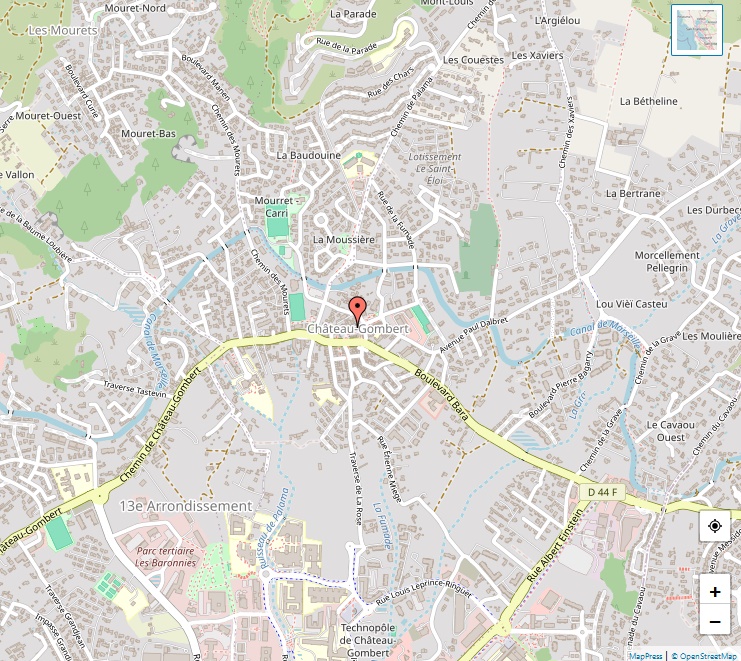 Plan de Château-Gombert