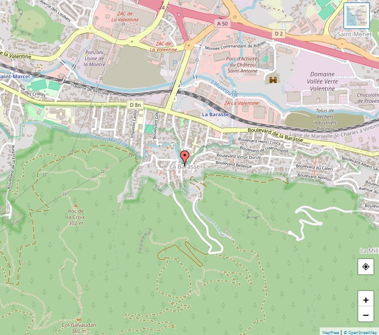 Plan de La Barasse