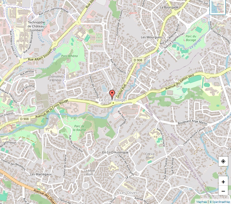 Plan de La Croix-Rouge