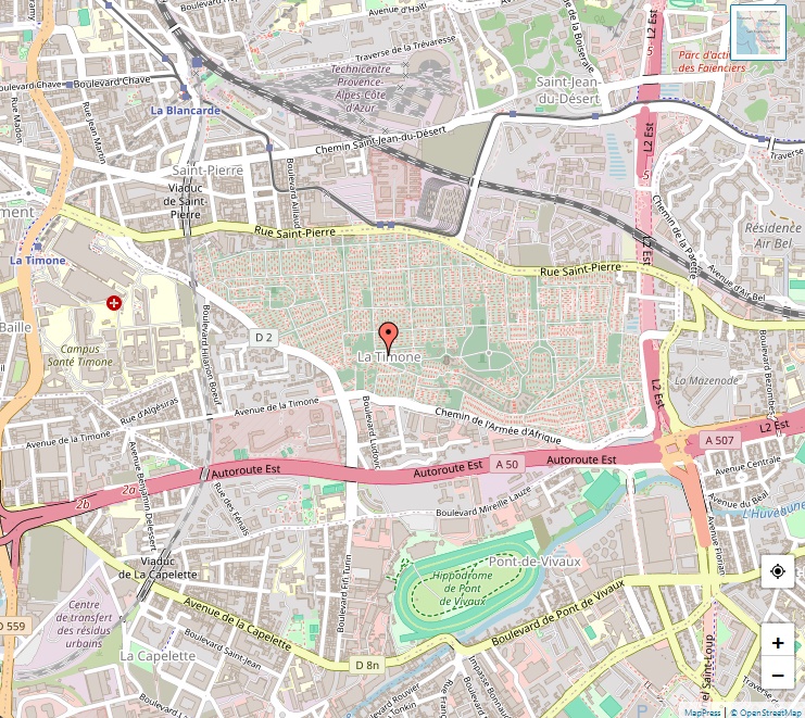 Plan de La Timone