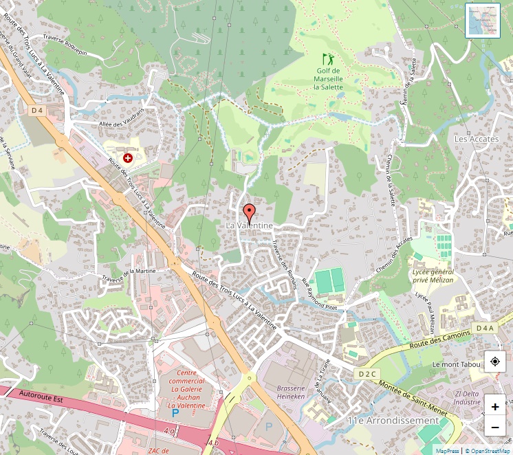 Plan de La Valentine