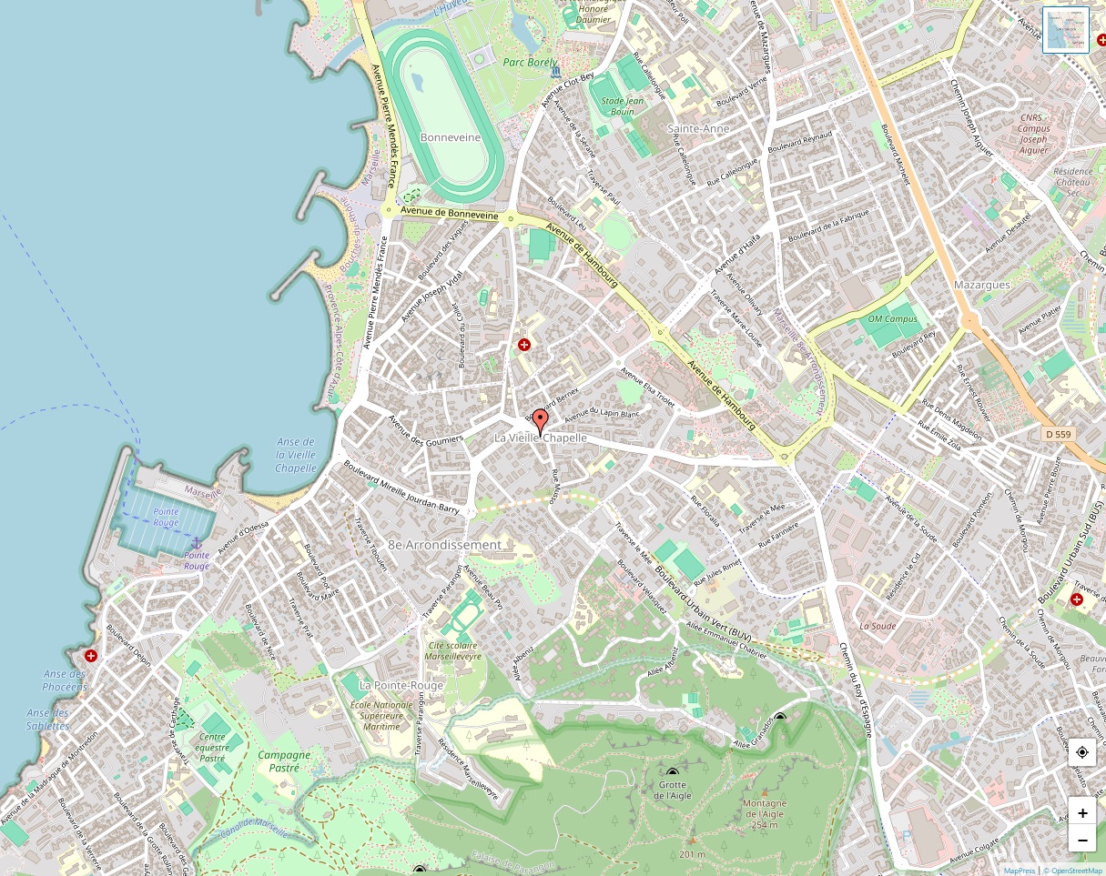 Plan de La Vieille-Chapelle