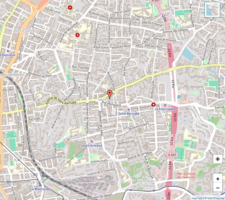 Plan de Saint-Barnabé