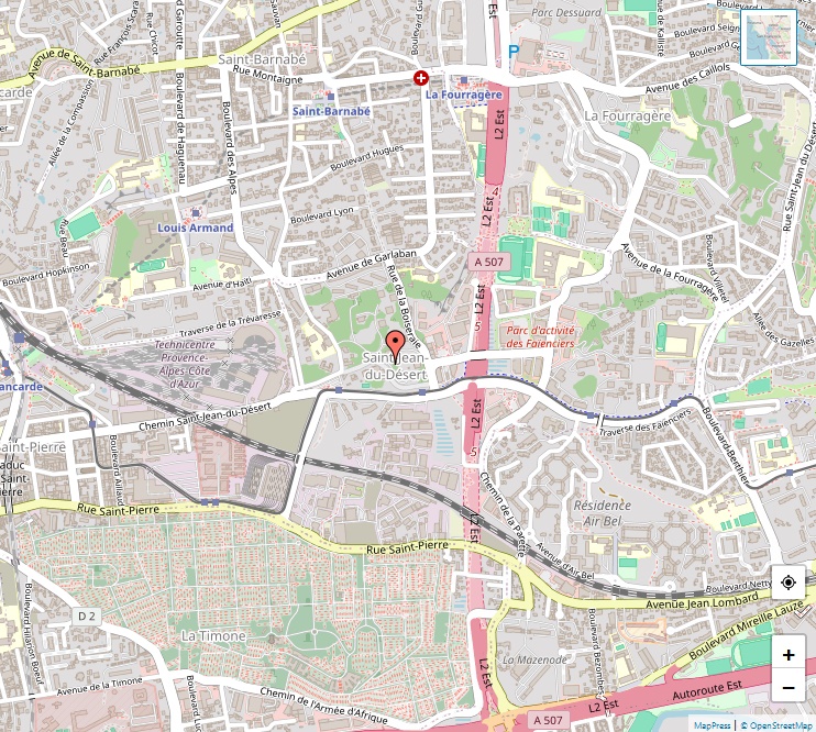 Plan de Saint-Jean-du-Désert