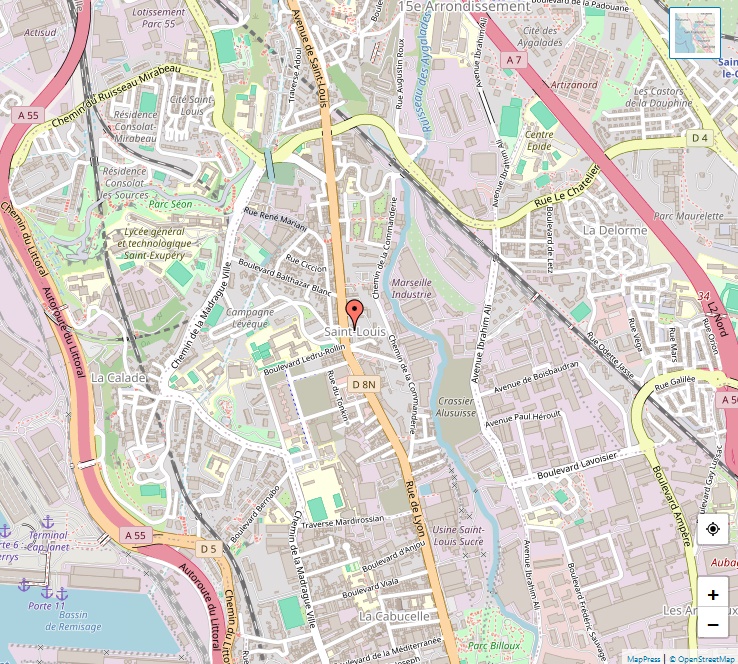 Plan de Saint-Louis
