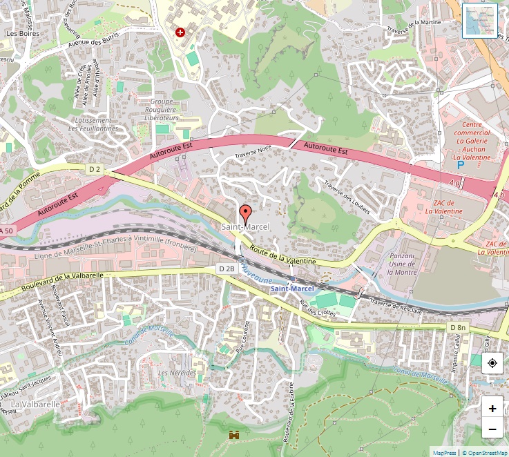 Plan de Saint-Marcel