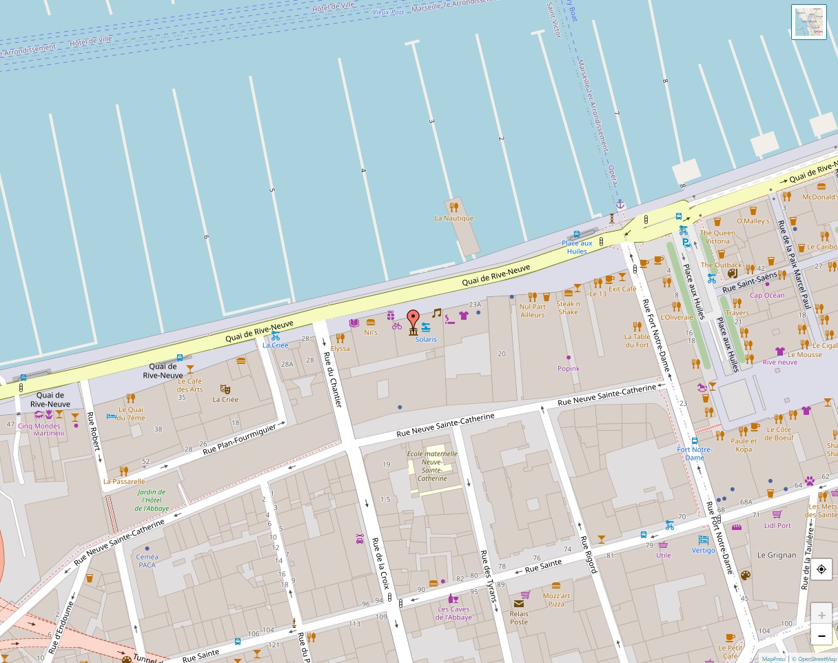 Plan du Musée du Savon de Marseille (Musée du Savon)